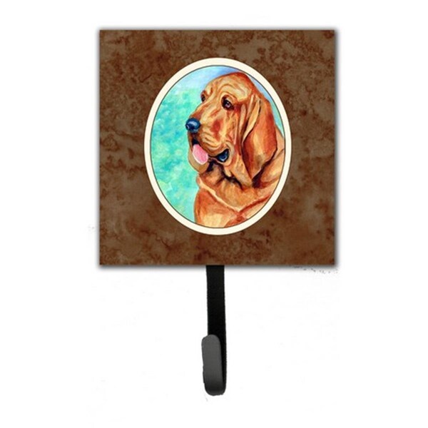 Carolines Treasures Bloodhound Leash or Key Holder, 6 x 1.25 x 4.25 in. 7224SH4 - main